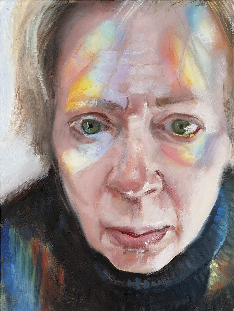 Gaela Erwin: Prismacolor Self-Portrait