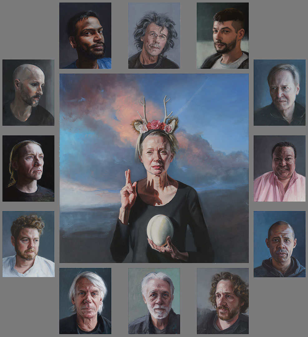 Gaela Erwin: Self-Portrait with Twelve Apostles